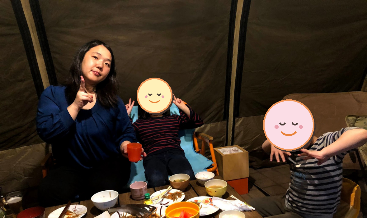 コロナ禍、子どもたちとお家キャンプ