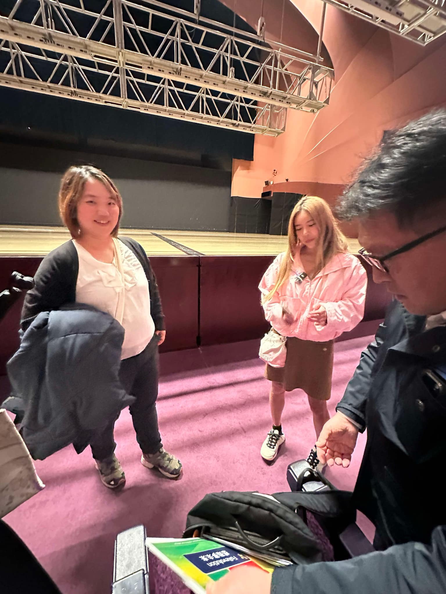 小田桐あさぎさんとパシフィコ横浜を下見した時の写真