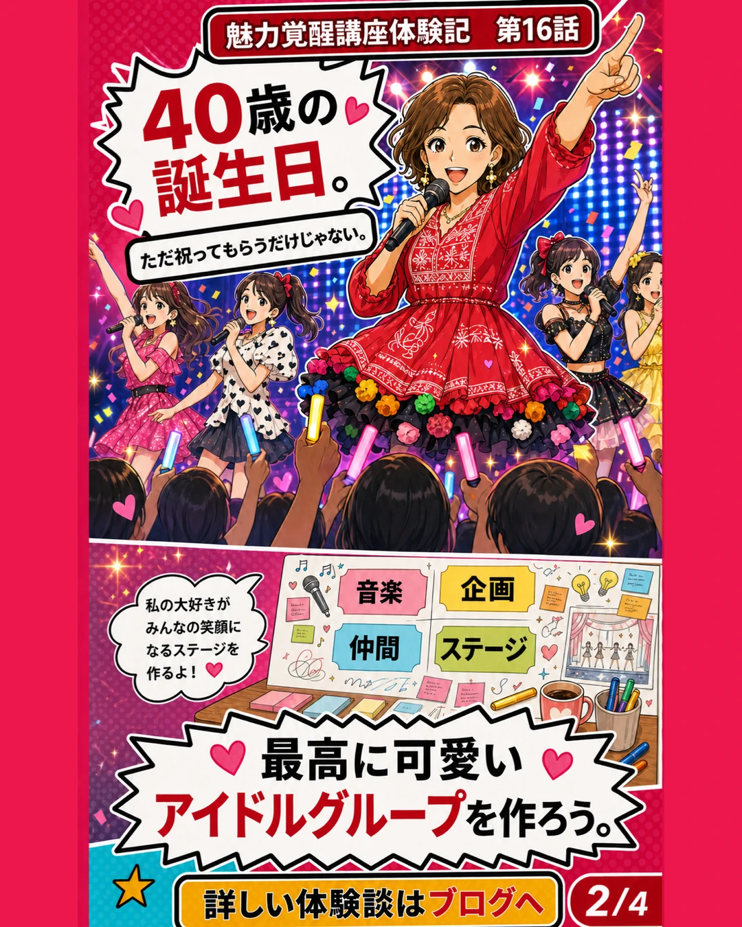 魅力覚醒講座体験記 第16話 40歳の生誕祭